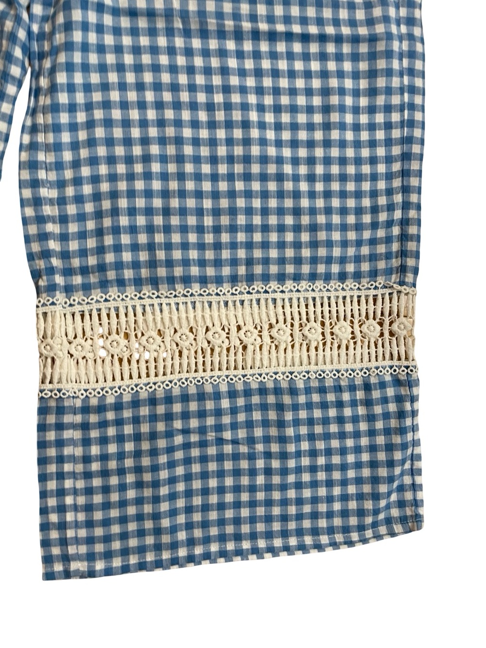 ROLLER RABBIT BLUE GINGHAM EMANI PANTS NEW WITH TAGS - Picture 3 of 12